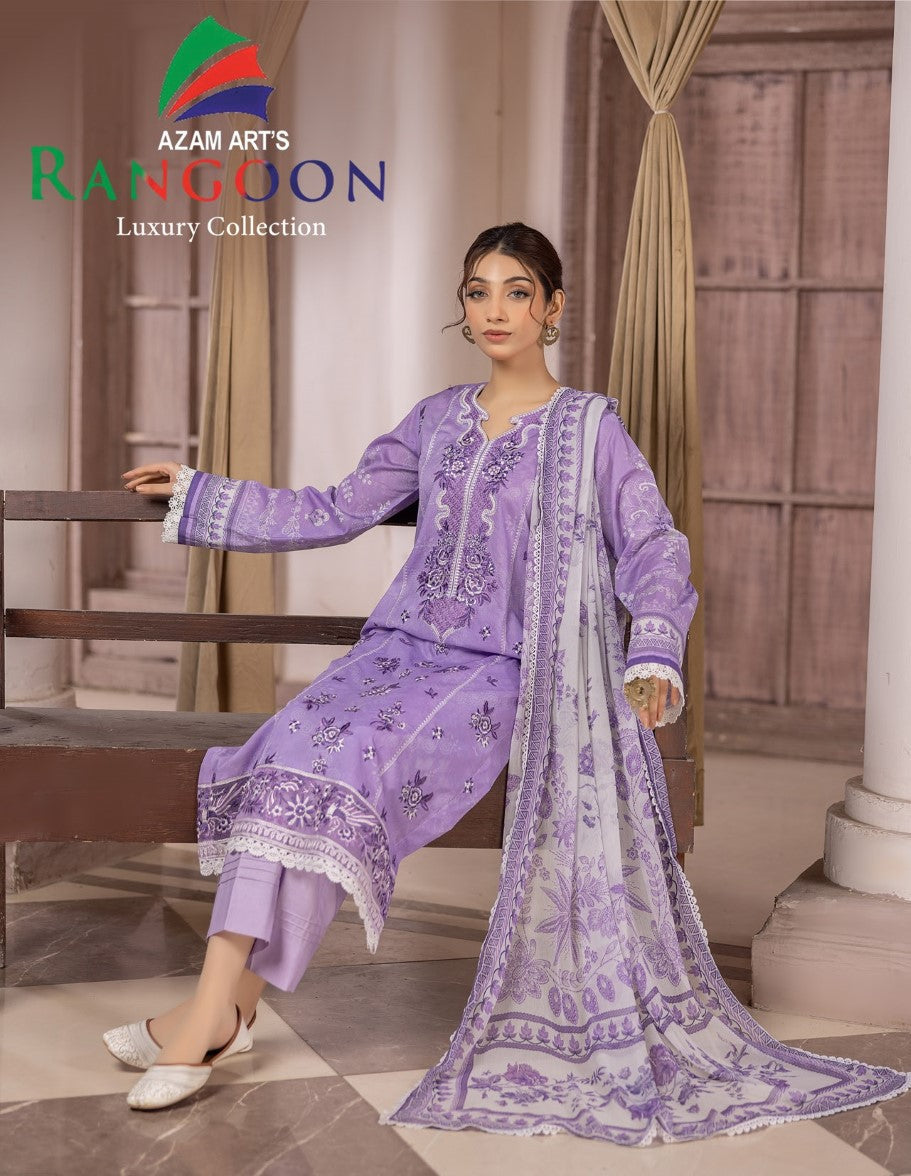 Rangoon Lawn Print Dupatta Collection Vol-1– azamarts