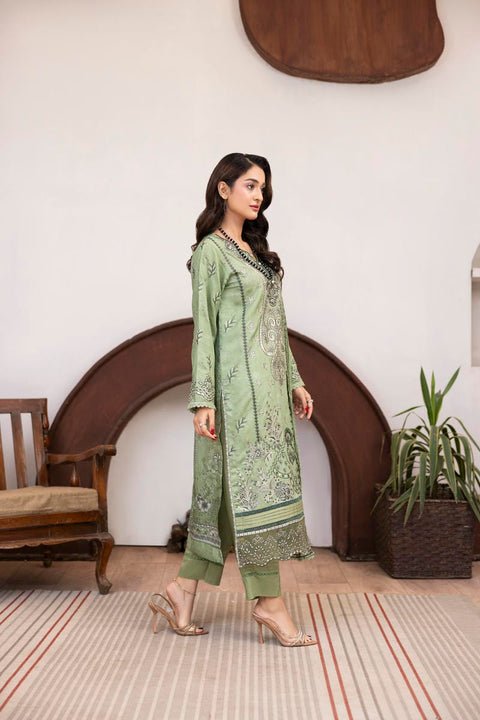 D-2429| 3 Pcs Embriodered Viscose Collection