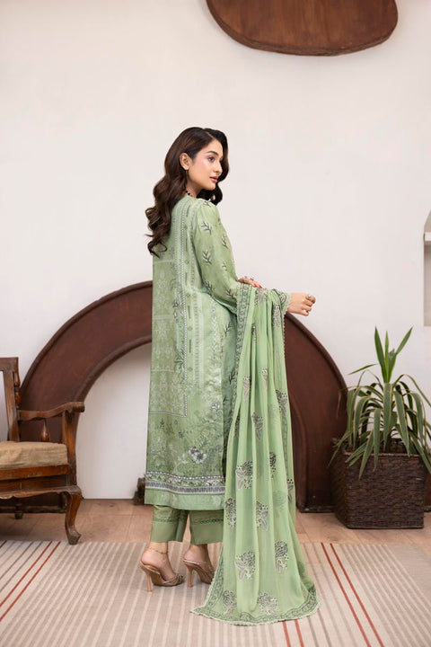 D-2429| 3 Pcs Embriodered Viscose Collection