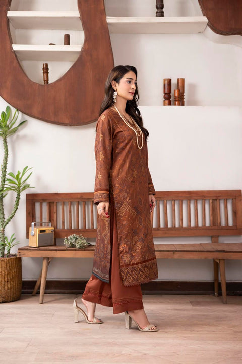 D-2432| 3 Pcs Embriodered Viscose Collection