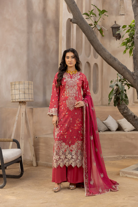 D-2101 |3-Piece  Luxury Lawn Collection.