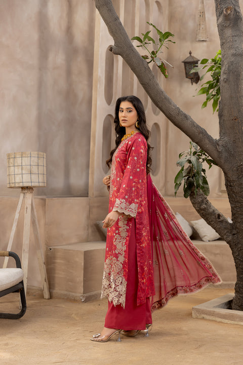 D-2101 |3-Piece  Luxury Lawn Collection.