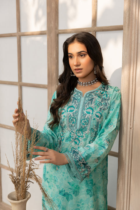 D-2102 |3-Piece  Luxury Lawn Collection.