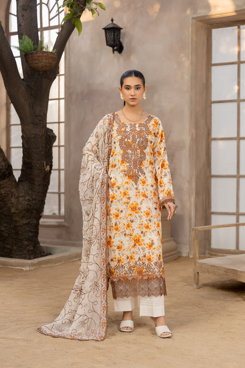 D-2107 |3-Piece Luxury Lawn Collection.
