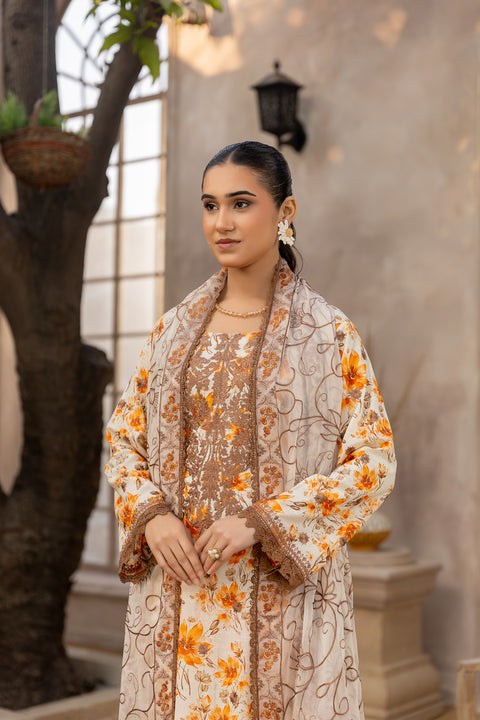 D-2107 |3-Piece Luxury Lawn Collection.