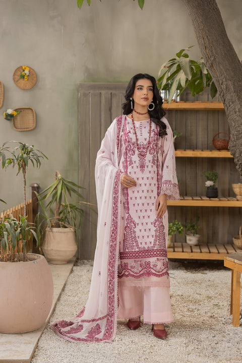 D-2120|3-Piece Embroidered Lawn Collection