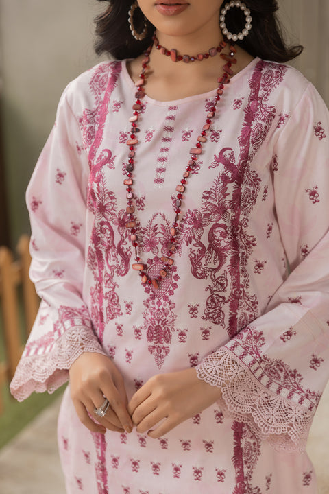 D-2120|3-Piece Embroidered Lawn Collection