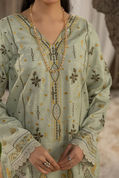 D-2127|3-Piece Emb Lawn Collection