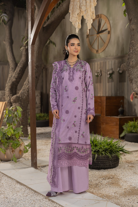 D-2126 |3-Piece Embroidered Lawn Collection.