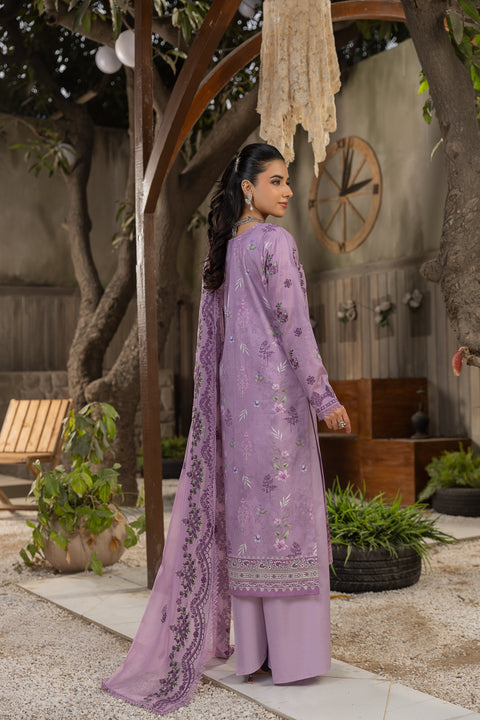 D-2126 |3-Piece Embroidered Lawn Collection.