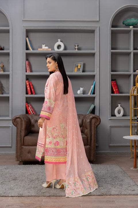 D-2143|3-Piece Embroidered Lawn Collection