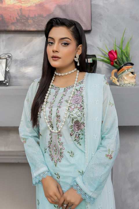 D-2144|3-Piece Embroidered Lawn Collection