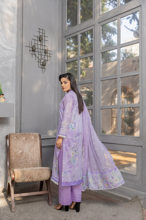 D-2145|3-Piece Embroidered Lawn Collection