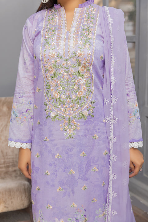 D-2145|3-Piece Embroidered Lawn Collection