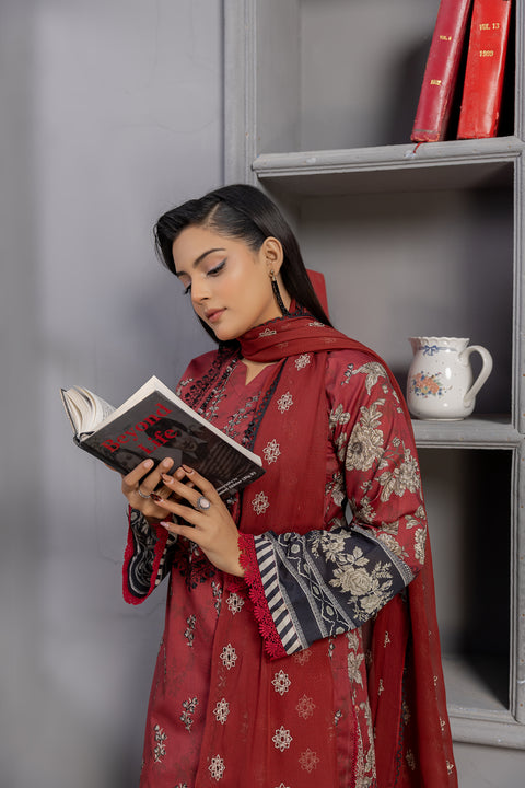 D-2146|3-Piece Embroidered Lawn Collection