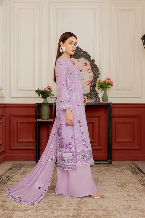 D-2300 | 3 Pcs Embroidered  Lawn Collection