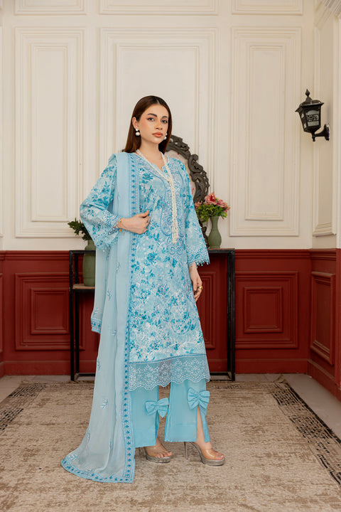 D-2301 | 3 Pcs Embroidered Collection