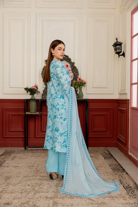 D-2301 | 3 Pcs Embroidered Collection