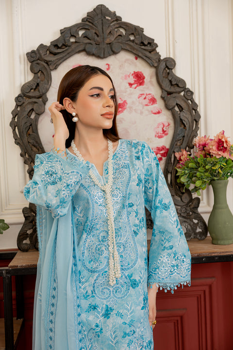 D-2301 | 3 Pcs Embroidered Collection