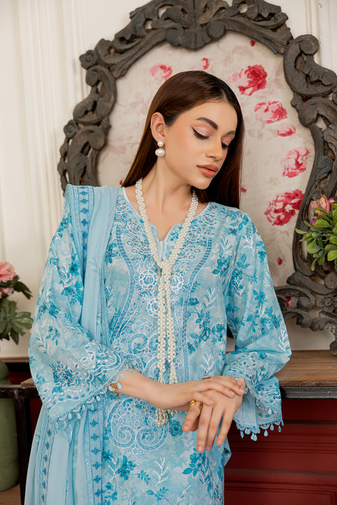 D-2301 | 3 Pcs Embroidered Collection