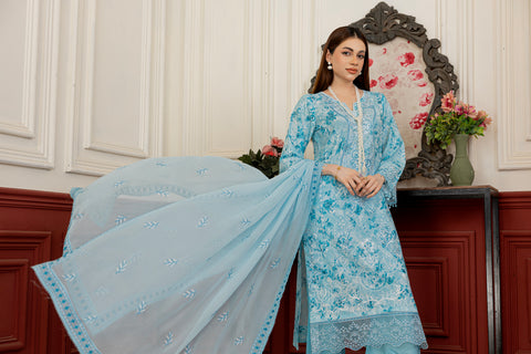 D-2301 | 3 Pcs Embroidered Collection