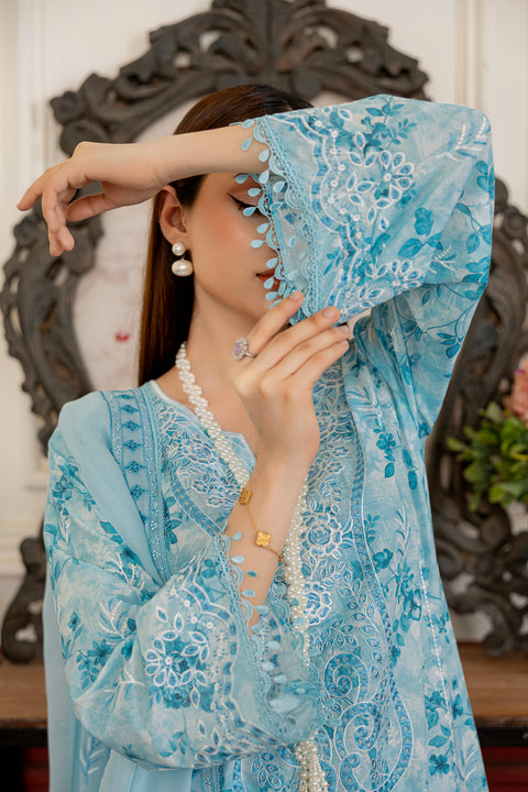 D-2301 | 3 Pcs Embroidered Collection