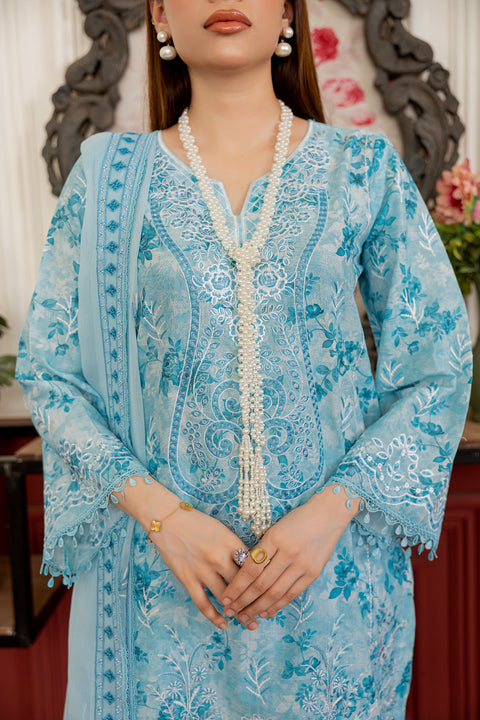 D-2301 | 3 Pcs Embroidered Collection