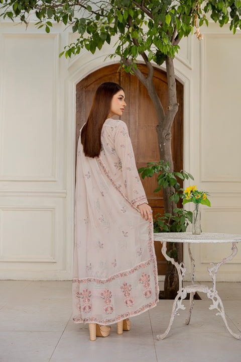 D-2304 | 3 Pcs Embroidered Lawn Collection