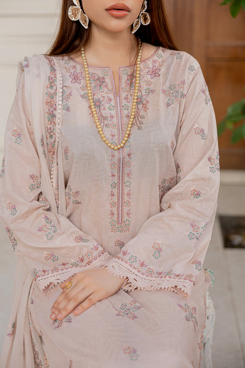 D-2304 | 3 Pcs Embroidered Lawn Collection