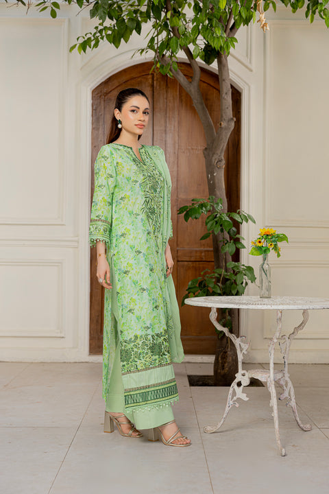 D-2305 | 3 Pcs Embroidered Lawn Collection