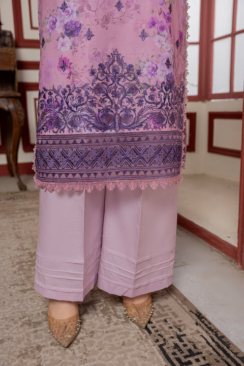 D-2306 | 3 Pcs Embroidered lawn Collection