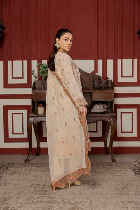 D-2308 | 3 Pcs Embroidered Lawn Collection