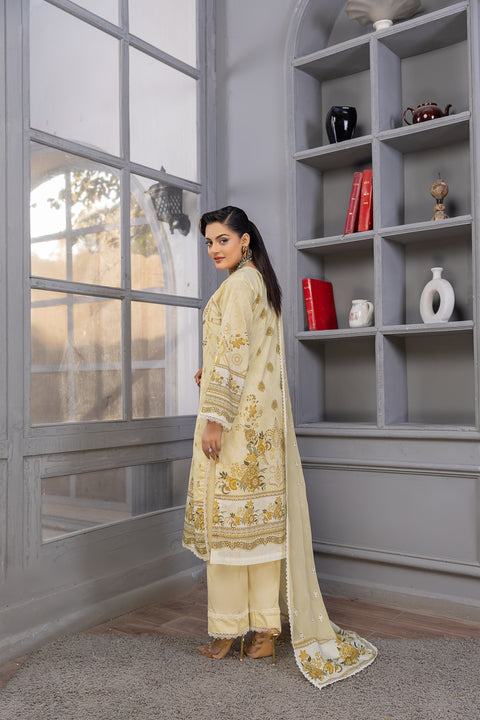 D-2147|3-Piece Embroidered Lawn Collection