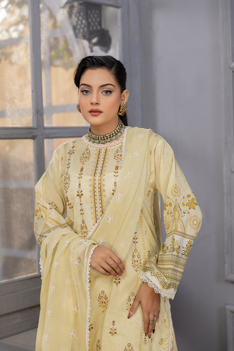 D-2147|3-Piece Embroidered Lawn Collection