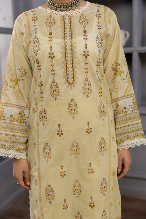 D-2147|3-Piece Embroidered Lawn Collection