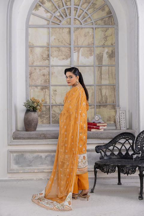 D-2148|3-Piece Embroidered Lawn Collection