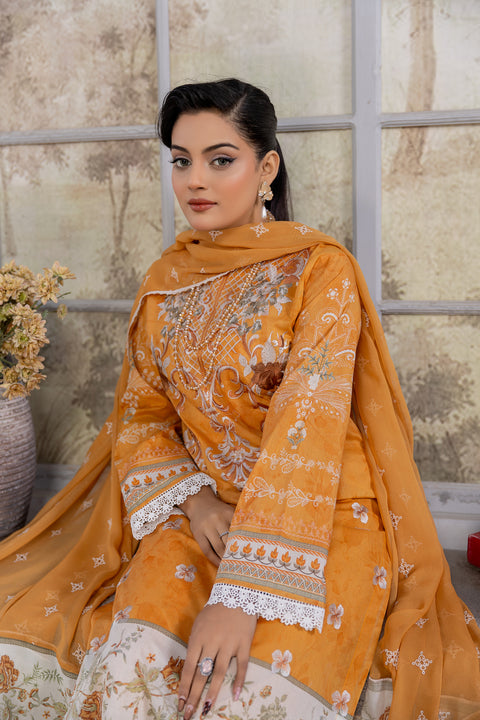 D-2148|3-Piece Embroidered Lawn Collection
