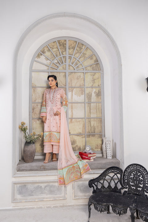 D-2151|3-Piece Embroidered Lawn Collection