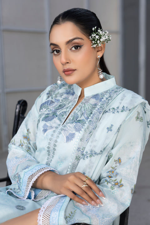 D-2274 | 34 Pcs Embroidered Lawn