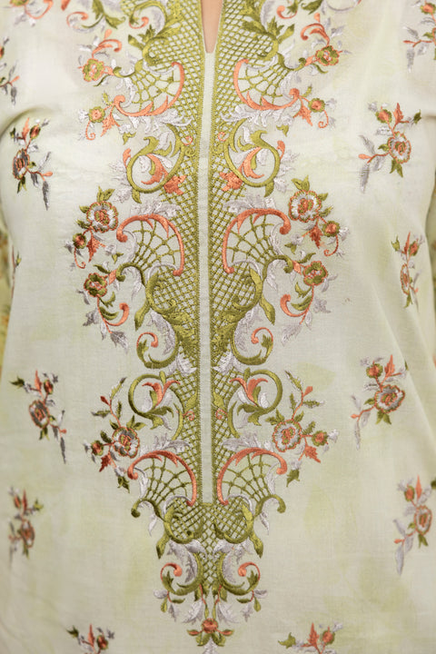 DD-2277 | 3 Pcs Embroidered Lawn