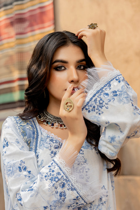 D-2293 | 3 Pcs Embroidered Lawn Collection
