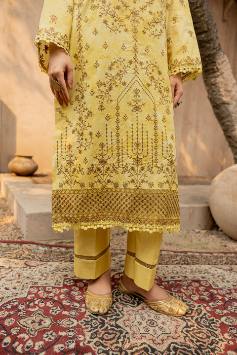 D-2294 | 3 Pcs Embroidered Lawn Collection
