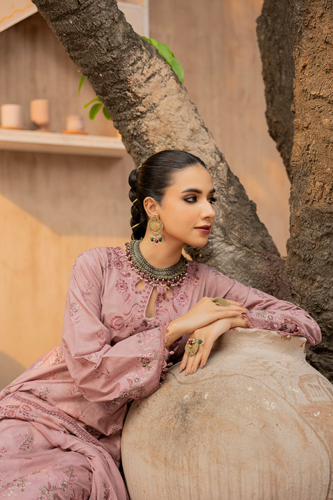 D-2295 | 3 Pcs Embroidered Lawn Collection
