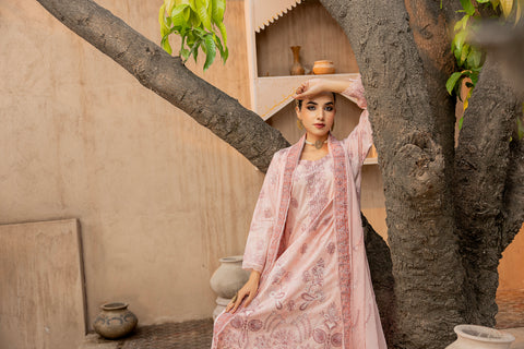 D-2298 | 3 Pcs Embroidered Lawn Collection