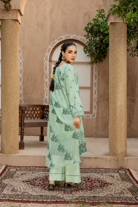D-2297 | 3 Pcs Embroidered Lawn Collection