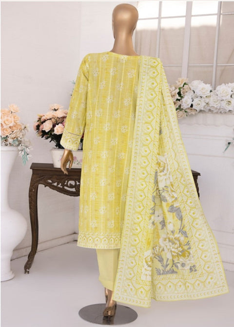 D-01 3-PCS Printed Lawn.