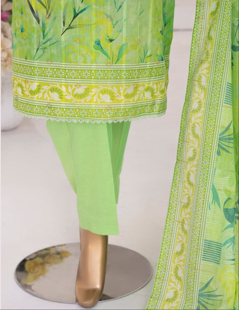 D-02 3-PCS Printed Lawn.