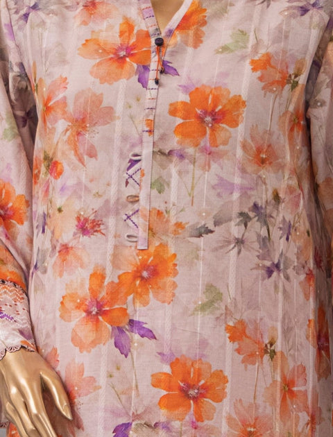 D-03 3-PCS Printed Lawn.
