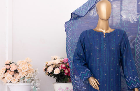 D-07 3-PCS Printed Lawn.
