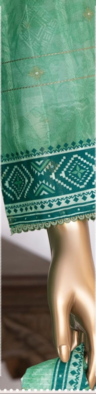 D-04 3-PCS Printed Lawn.